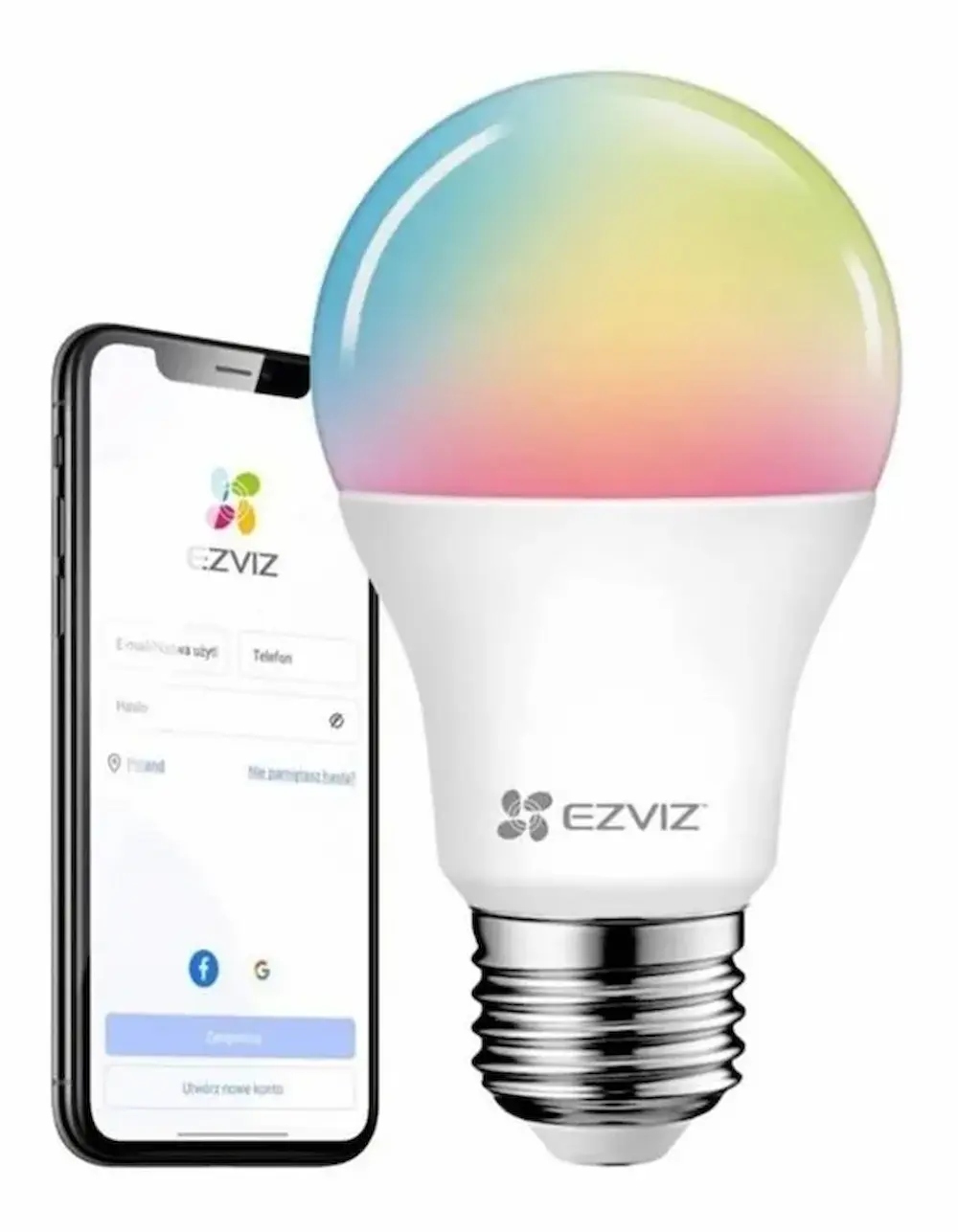 BOMBILLO INTELIGENTE LB1-COLOR EZVIZ WIFI 8W CS-HAL-LB1-LCAW 2