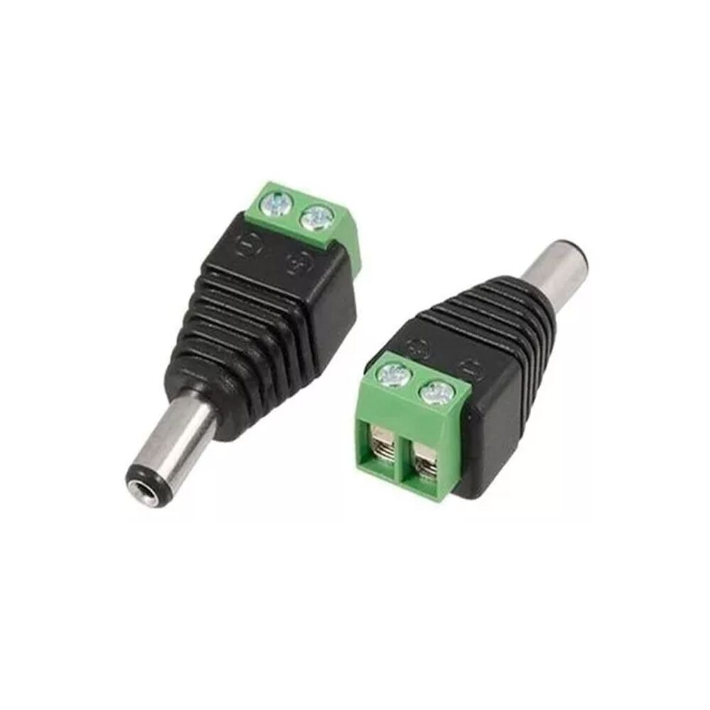 CONECTOR DC PLUG 2.1MM MACHO
